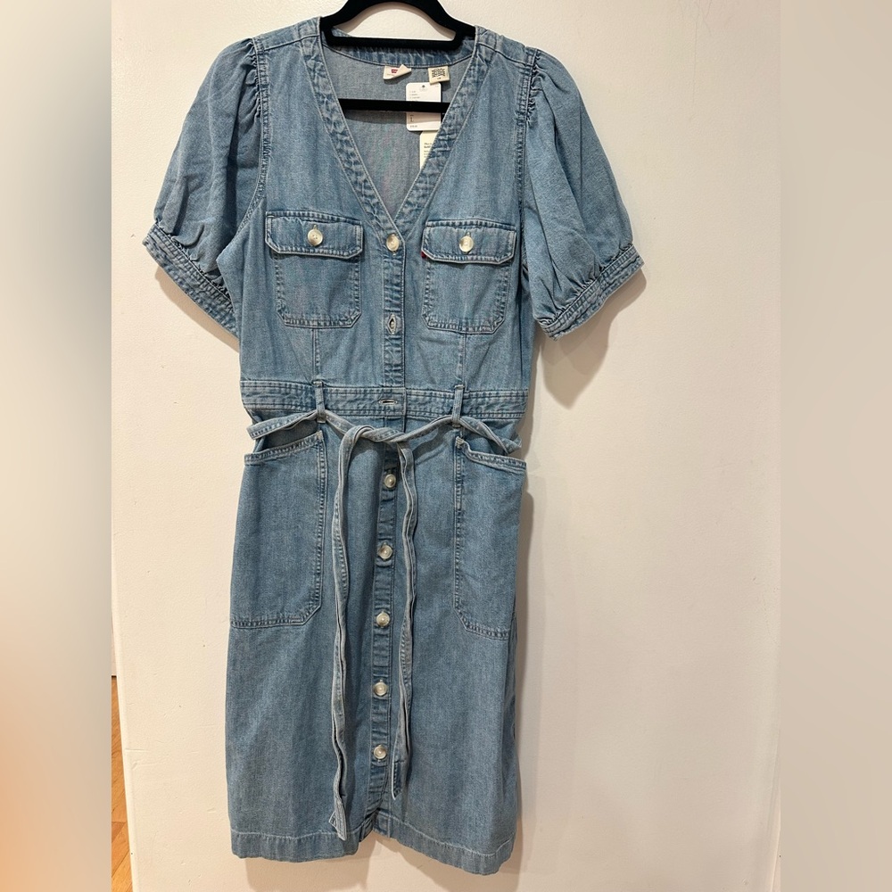 Levi's Bryn Tie-Waist Denim Dress - Picture 7 of 10